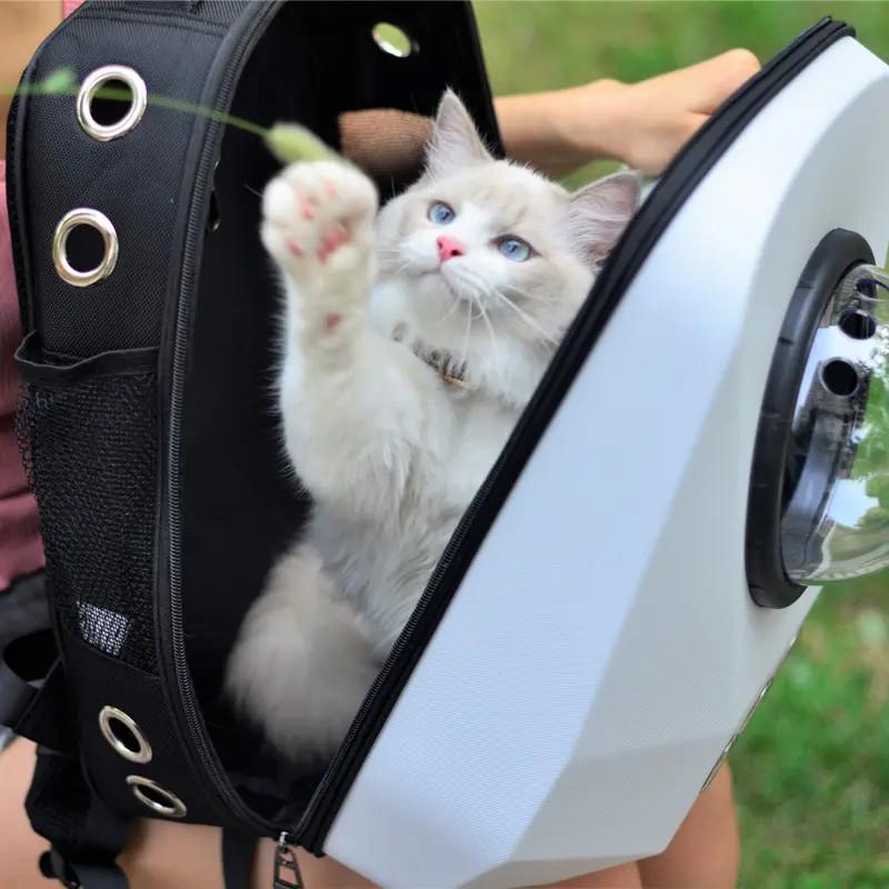 Рюкзак для перенесення домашніх тварин CosmoPet CP-62 53х23х27 см White (3_04882) - фото 3