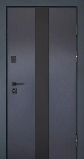 Входная дверь ABWEHR LAMPRE LP-3 Anthracite глухая 960х2050 мм