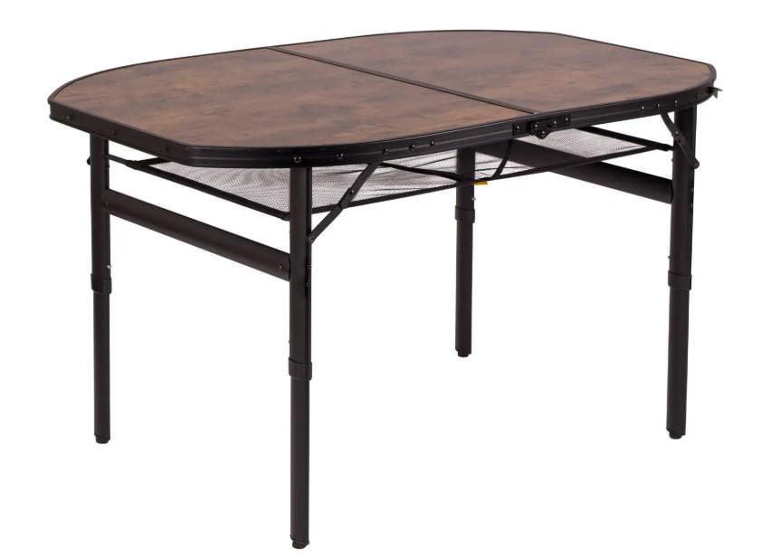 Стол туристический Bo-Camp Melrose Oval 120x80 см Black/Wood look (1404220)