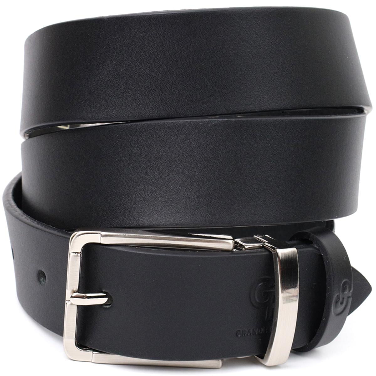 Пояс брючный Grande Pelle Belt 11677 из натуральной кожи Черный Пояс брючный Grande Pelle Belt 11677 из натуральной кожи Черный
