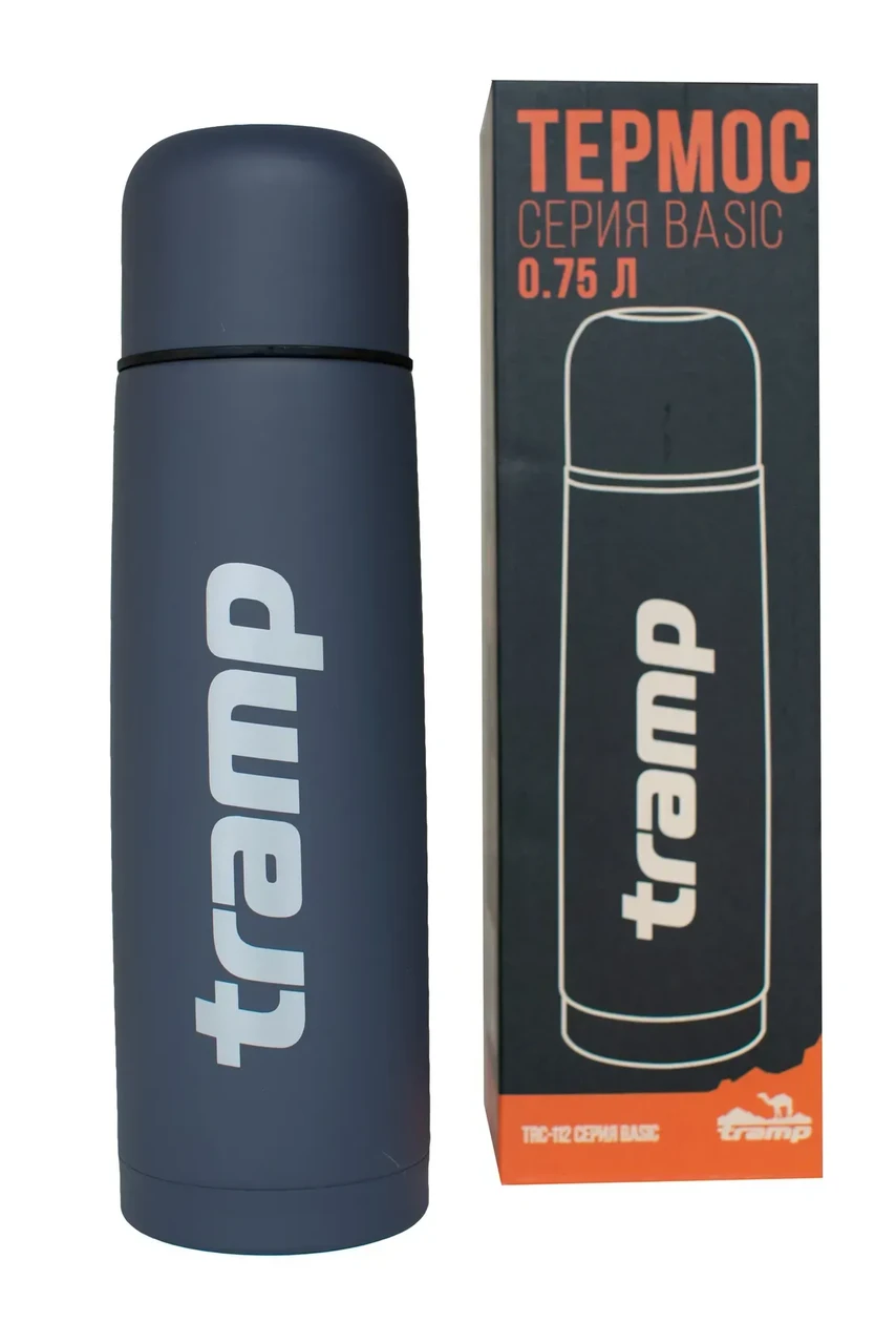Термос Tramp Basic для чаю та кави 0,75 л Сірий (UTRC-112-grey) - фото 1 Термос Tramp Basic для чаю та кави 0,75 л Сірий (UTRC-112-grey) - фото 1