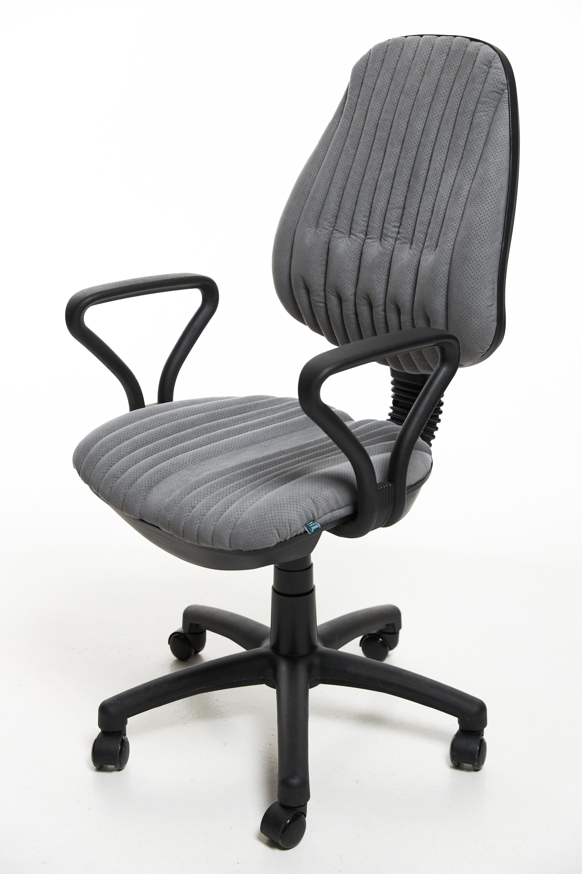 Офісне крісло Ekkoseat Здоров’я Алькантара Сірий