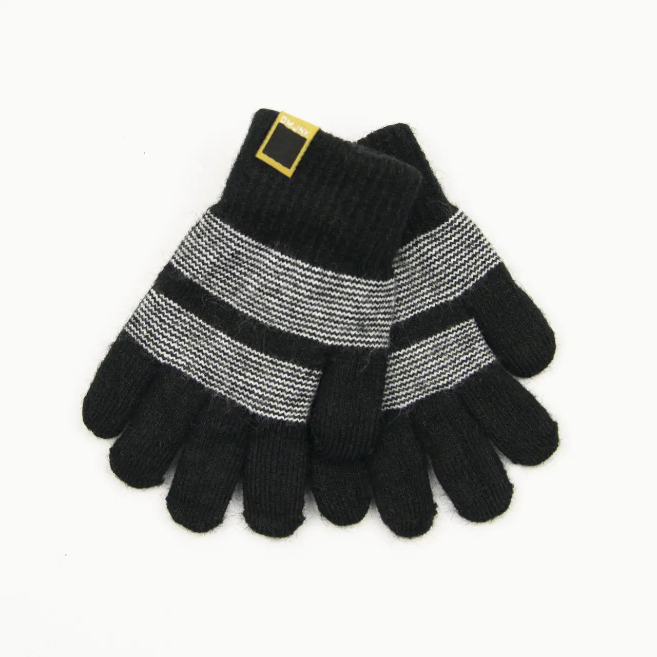 Перчатки для мальчиков 3-4 года р. 15 Черный (22-7-34)