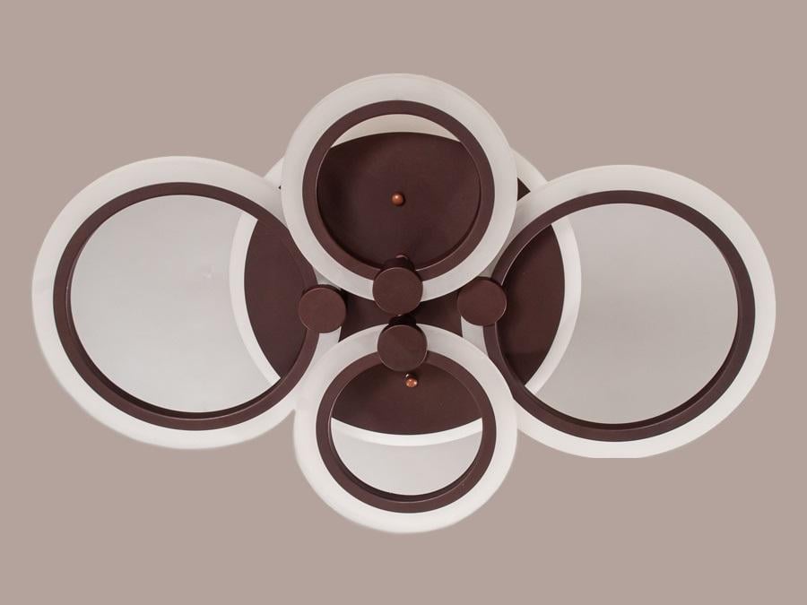 Люстра потолочная Octav с диммером и RGB подсветкой 65 Вт (A3003/4CF LED)