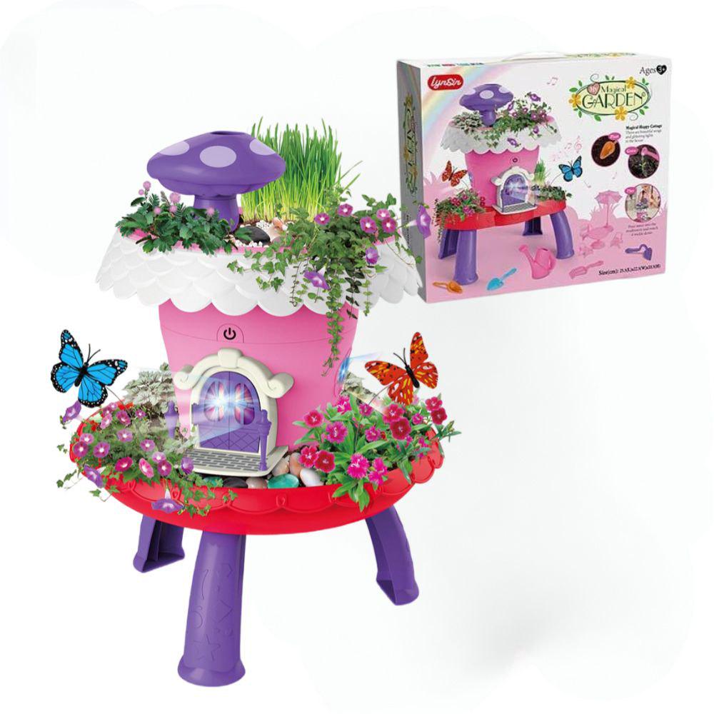 Дитячий ігровий набір "Фея в саду - набір для дитячого садівництва з декором та світлом" (3505-1)