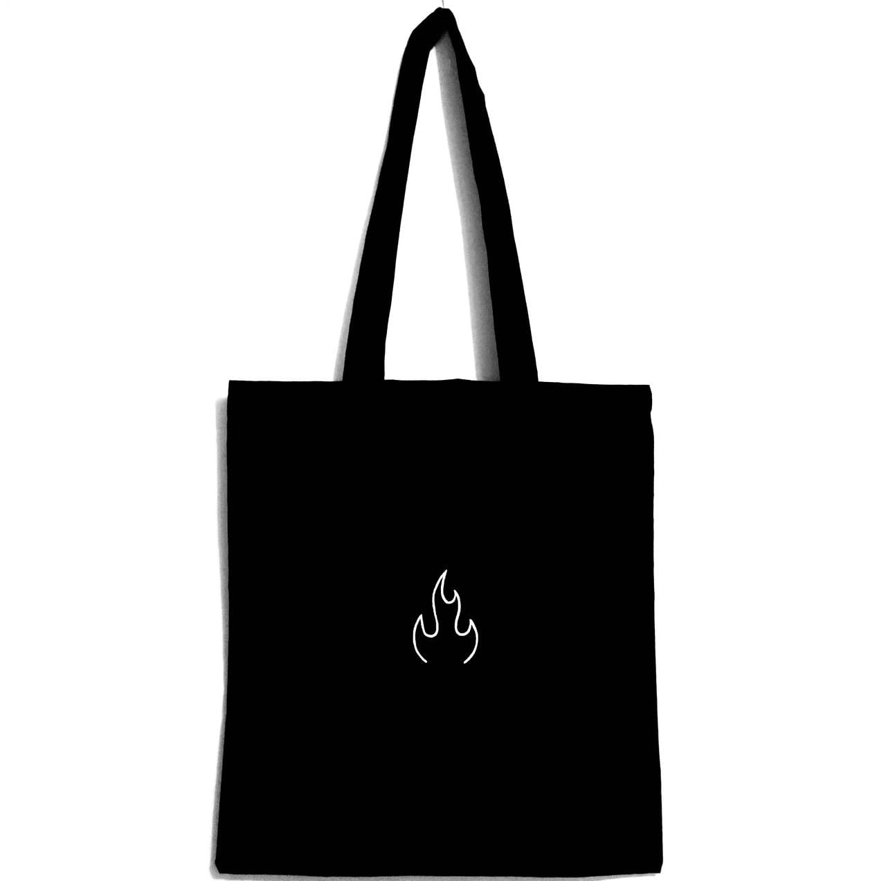 Эко-сумка с принтом Огонь (867)