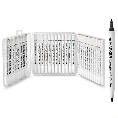 Маркери двосторонні Білий корпус Dino 36 кол.