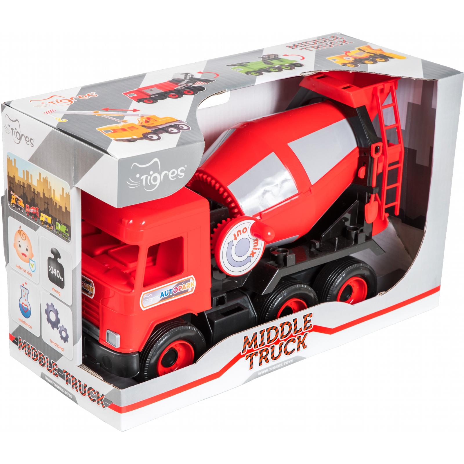 Игрушечная машина Wader Сity Middle truck Бетономешалка 44x26x20 см (39489) - фото 2