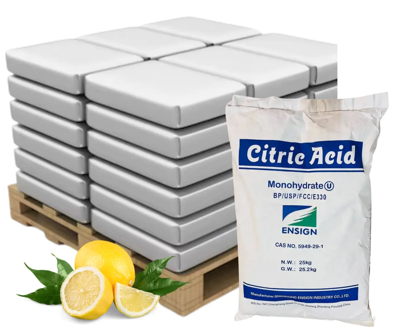 Лимонна кислота citric acid Е-330 харчова моногідрат 2 кг (31184417) - фото 2