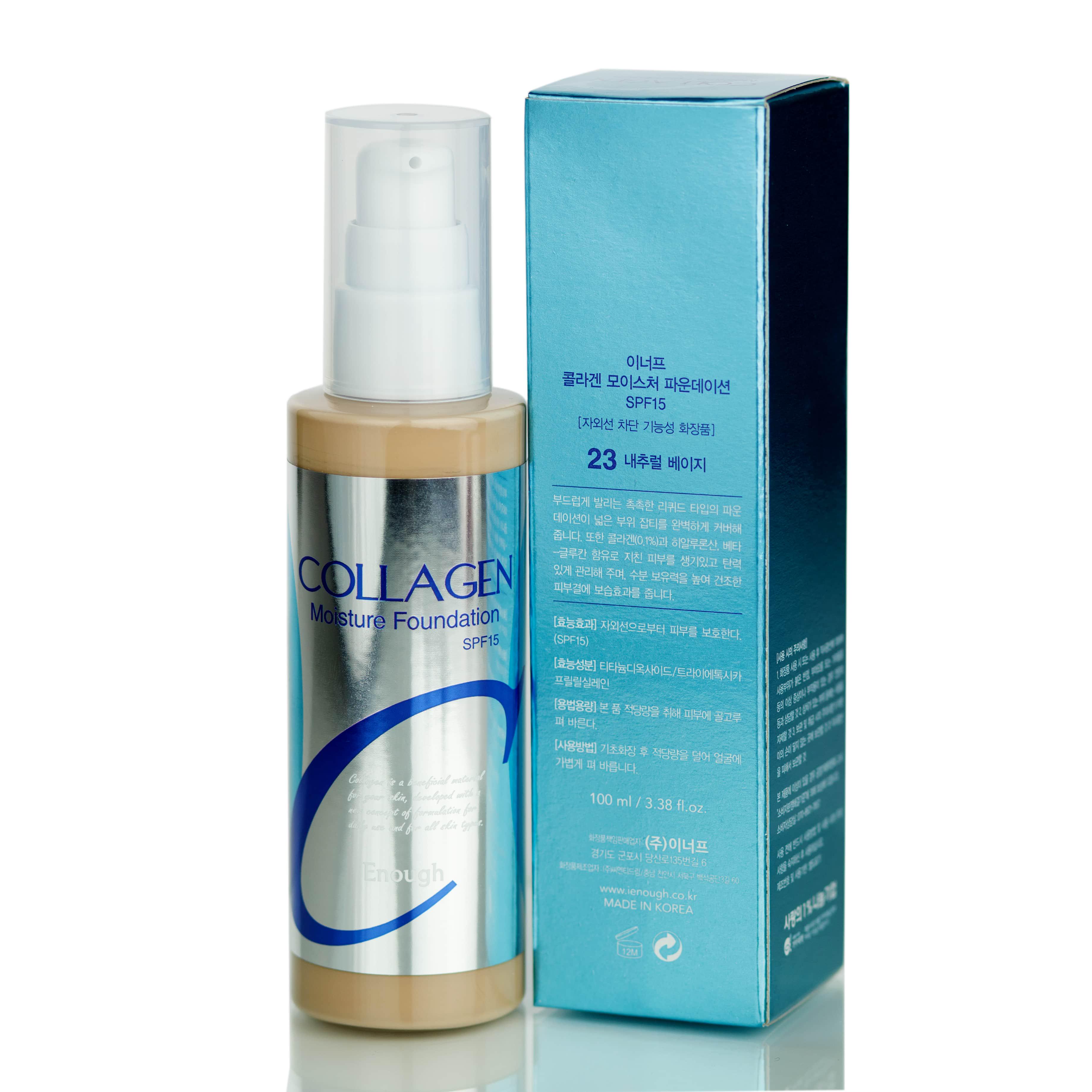Тональный крем с коллагеном Enough Collagen Moisture Foundation SPF 15 100 мл (12353030)