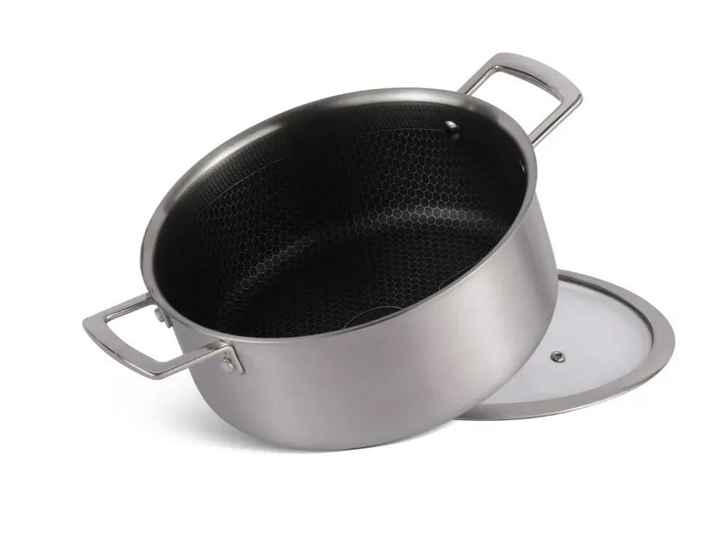 Профессиональная кастрюля Premium из нержавеющей стали с сотами Bohmann 2.8л/20см