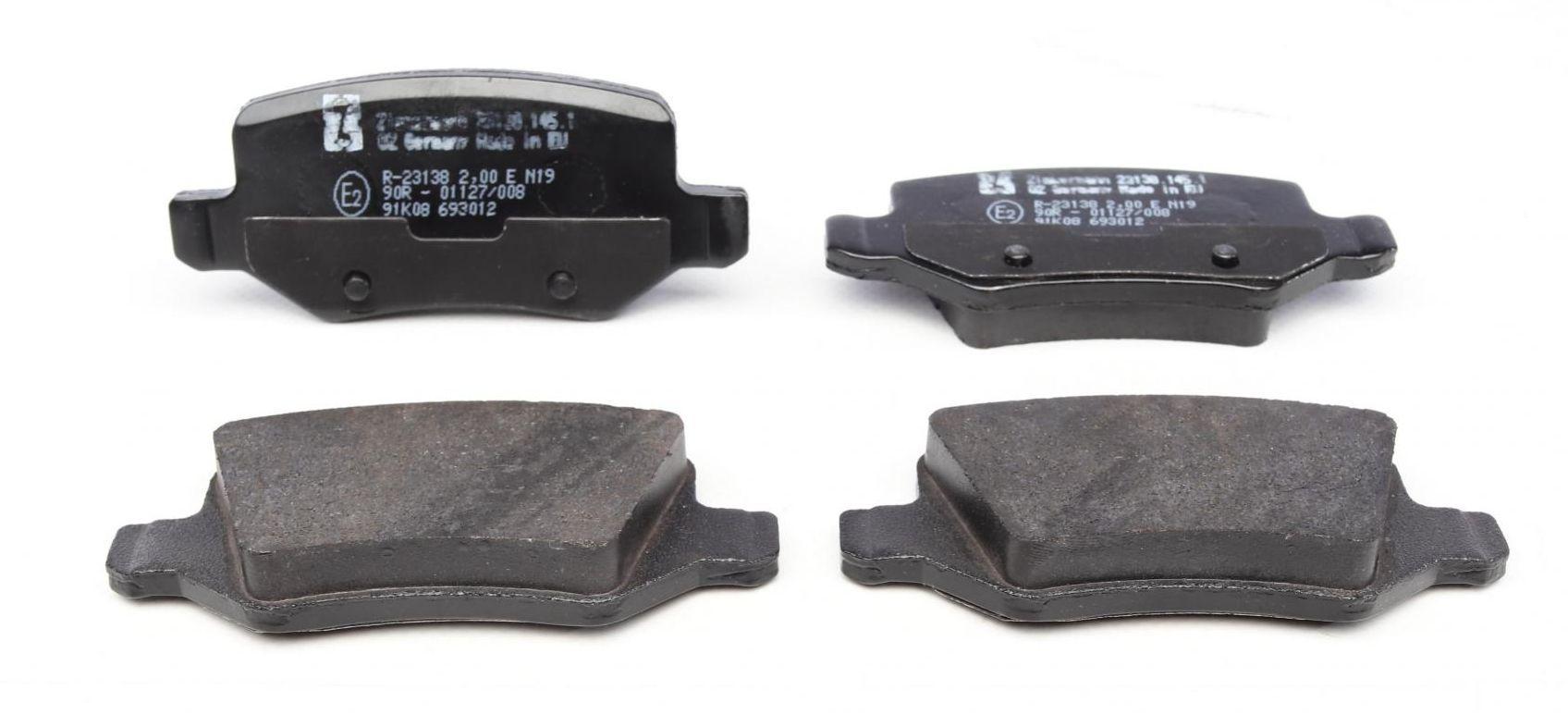 Колодки тормозные задние MB A-class W168 -04/ W169 04-12 Lucas-Girling -23138.145.1 ZIMMERMANN
