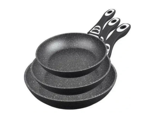 Набір сковорідок Bohmann алюмінієвих з антипригарним покриттям 20/24/28 см (27841657)