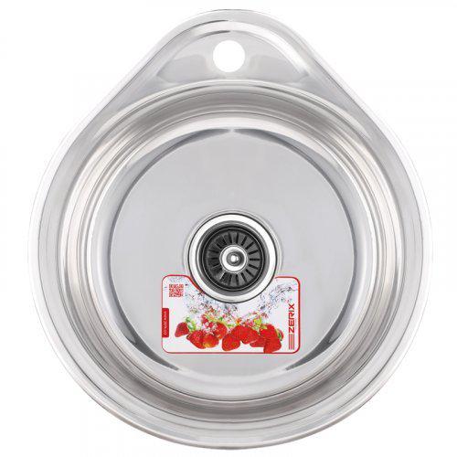 Мойка кухонная Zerix Z4843-06-160P Polish (ZS0565)