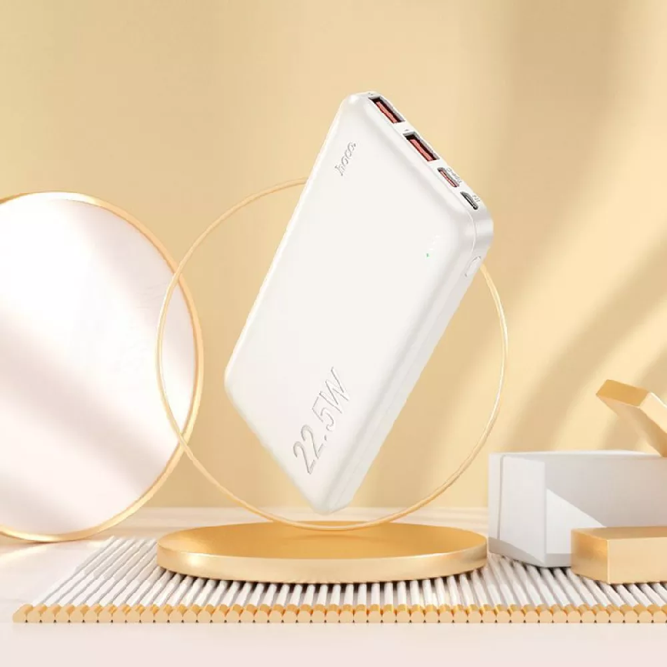 Повербанк Hoco J101 Astute 22,5W 10000 mAh White - фото 5