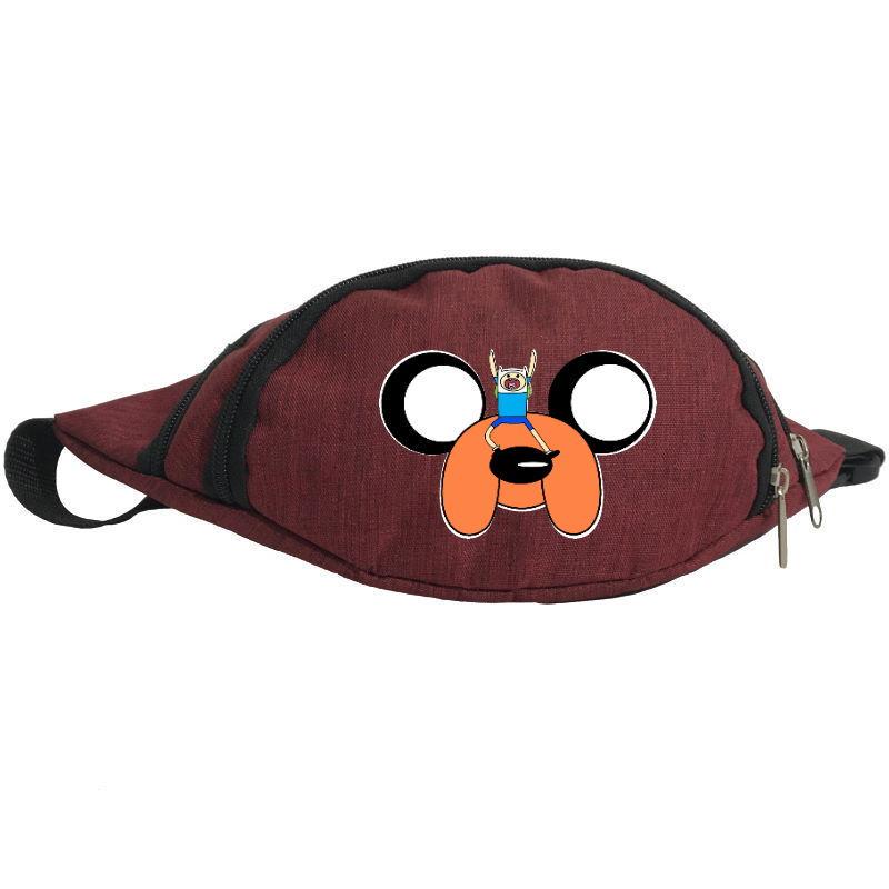 Поясная сумка-бананка Cappuchino toys Adventure Times AT-010 Бордовый (1404954833)