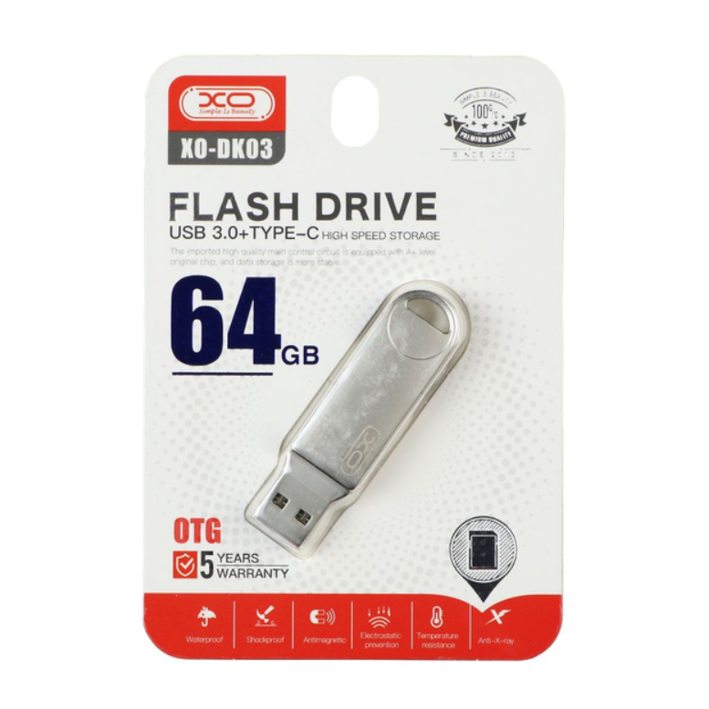 Флэш-память USB с двумя разъемами USB 3.0 и Type-C 64 ГБ (37756-01_314) - фото 3 Флэш-память USB с двумя разъемами USB 3.0 и Type-C 64 ГБ (37756-01_314) - фото 3
