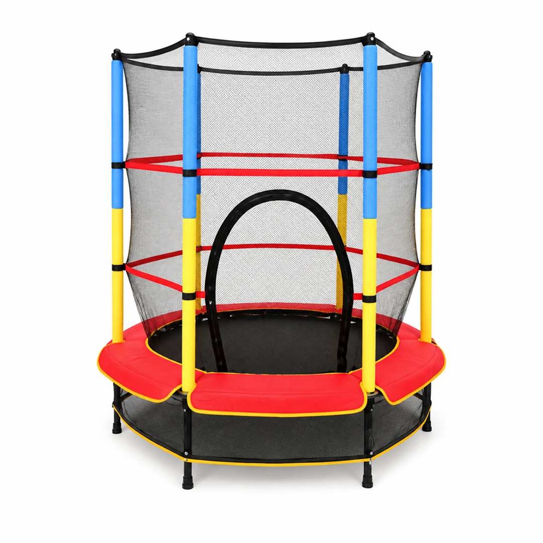 Батут детский JumpFit 140 см с сеткой (1569) Батут детский JumpFit 140 см с сеткой (1569)