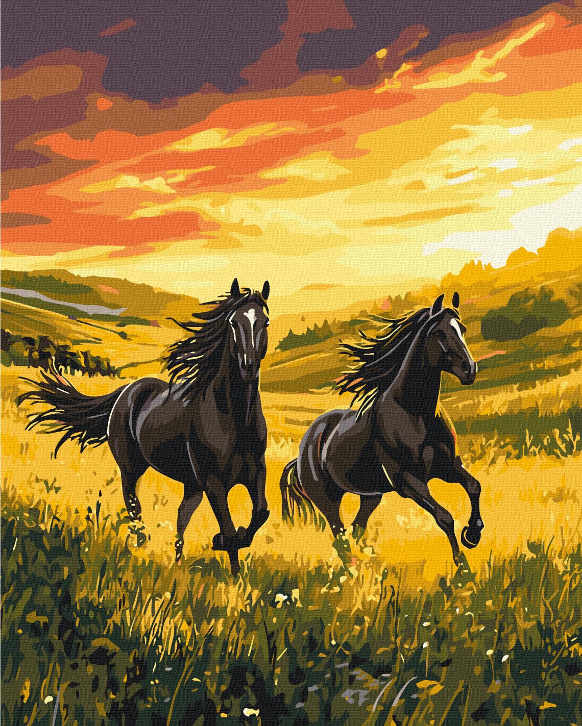 Картина по номерам Brushme Нескоростной бег 40x50 см (BS54424)