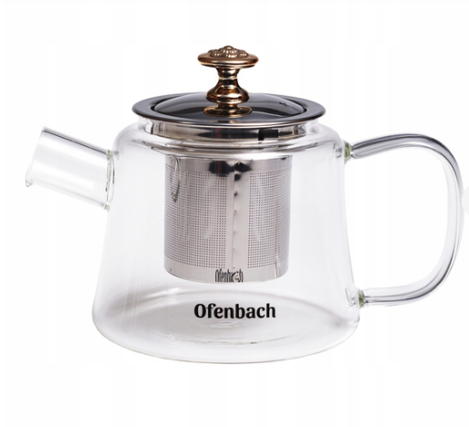 Заварник Ofenbach стекло/нержавеющая сталь со съемным ситечком 800 мл (100617M) Заварник Ofenbach стекло/нержавеющая сталь со съемным ситечком 800 мл (100617M)