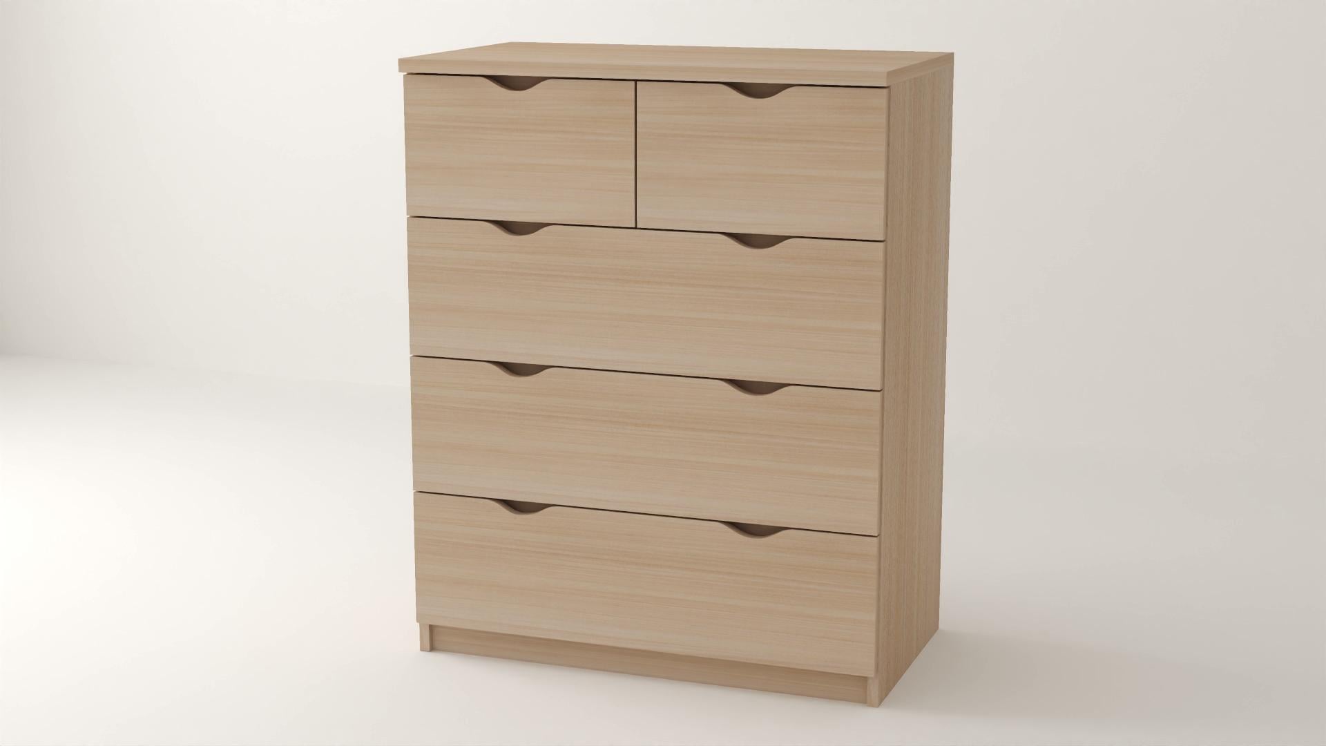 Комод Алекса ВК-50 95х45х100 см Дуб молочный