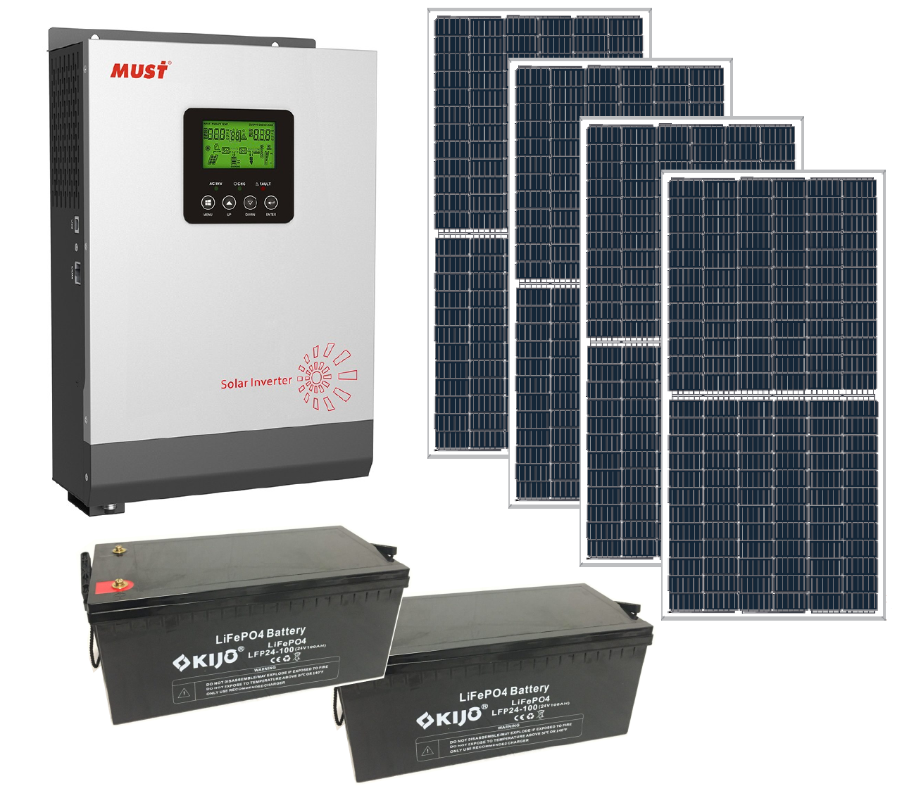 Комплект автономной солнечной электростанции Своя Энергія KAS9-5/41/218 5 кВт на литиевых АКБ