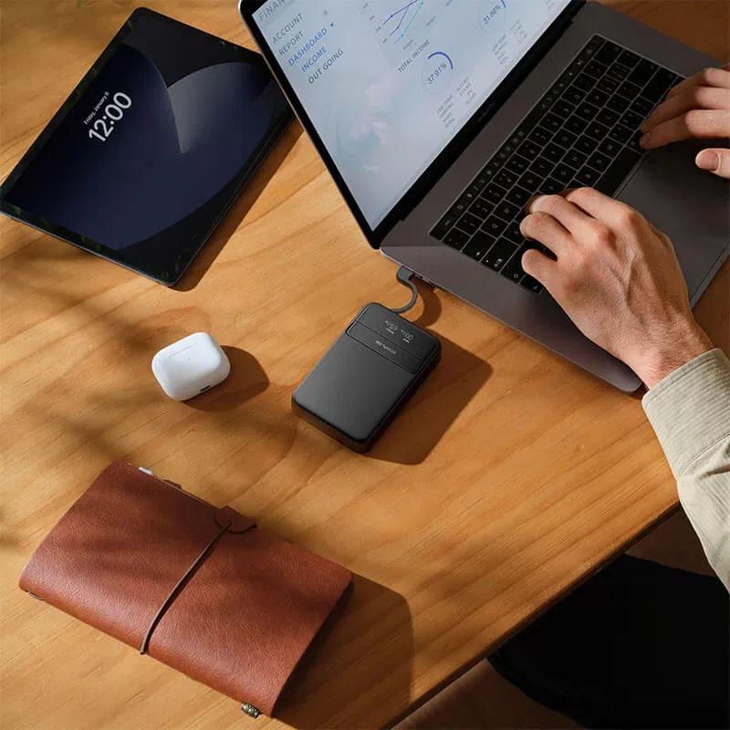 Повербанк магнитный EcoFlow RAPID 10000 Qi2 65 Вт Black (f10fba71) - фото 7