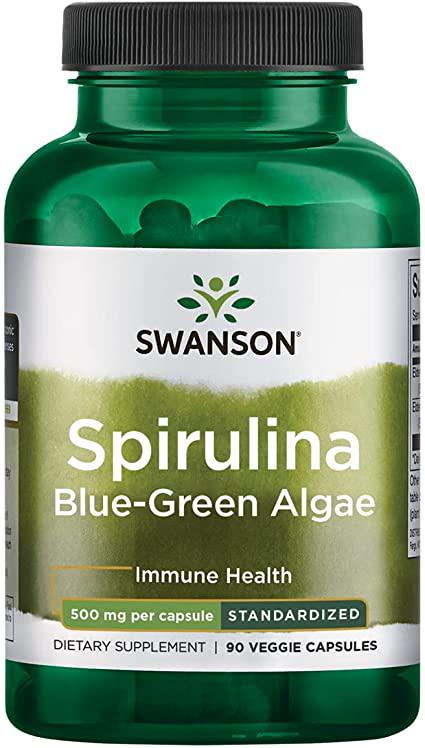 Спирулин Spirulina Blue-Green Algae - Standardize 500 mg 90 Veg caps Спирулин Spirulina Blue-Green Algae - Standardize 500 mg 90 Veg caps