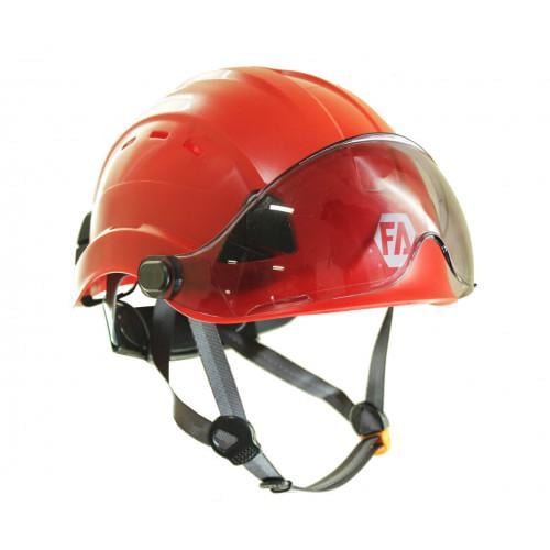 Каска із захисним візором Vysotnik Visor Clear Orange (5fc2d80e)