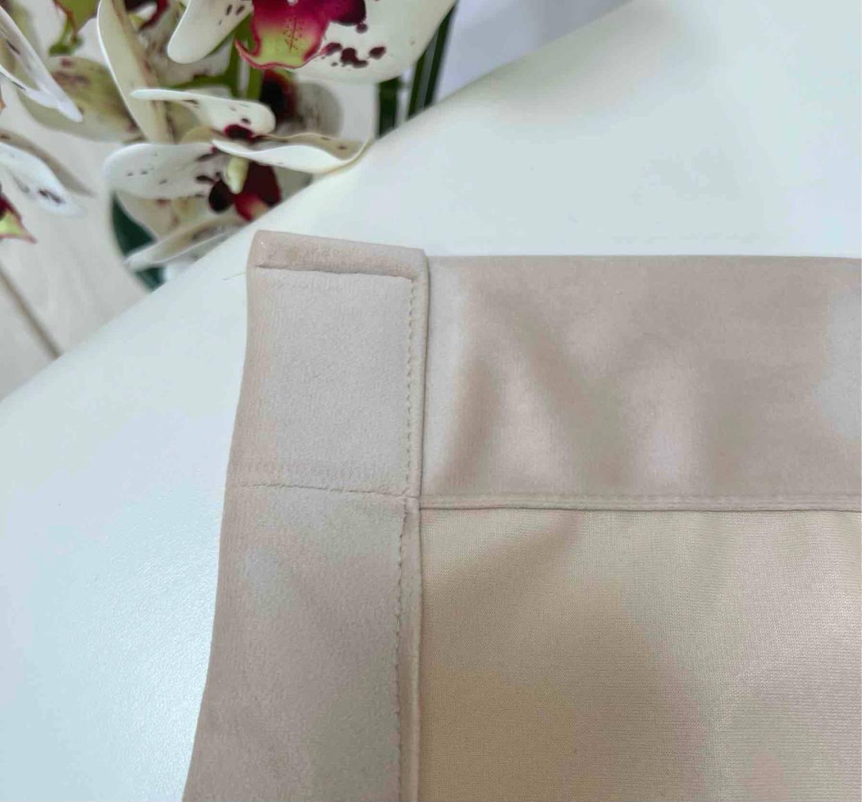 Штора велюрова на тасьмі 6 см 150х270 см Світло-бежевий (6319-N2-T43) - фото 4 Штора велюрова на тасьмі 6 см 150х270 см Світло-бежевий (6319-N2-T43) - фото 4