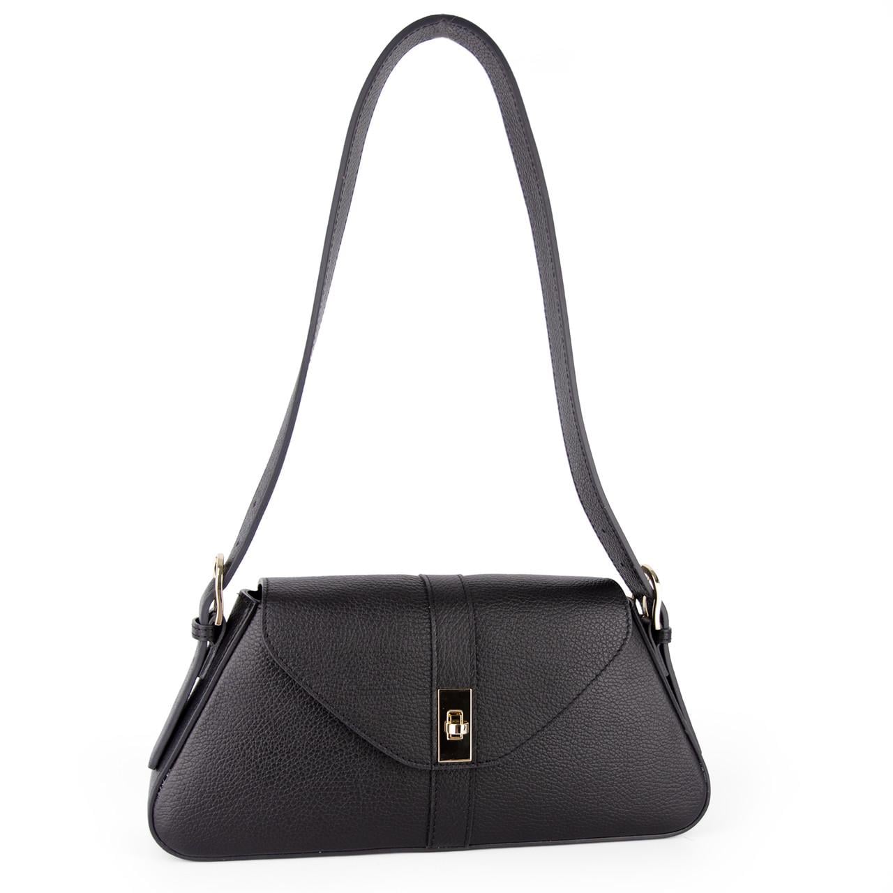 Сумка женская кожаная Virginia Conti 04191_f Черный (2940459736)