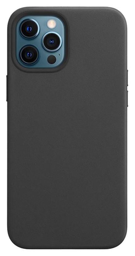 Чохол-накладка Leather Case AAA для iPhone 12 Pro Max 6.7" Чорний (217248)