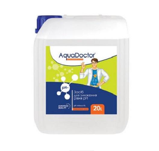 Рідкий засіб для зниження pH AquaDoctor pH Minus HL Соляна 14% 20 л