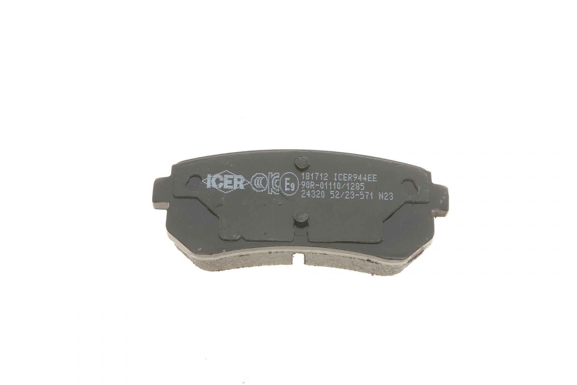 Колодки тормозные задние Hyundai Accent/i30 05-12/Kia Cee'd/Rio/Sportage 04-181712 ICER