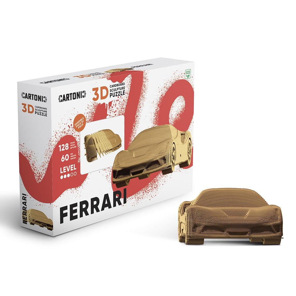 Пазл-конструктор 3D картонный Cartonic 3D Puzzle FERRARI Феррари (33394459)