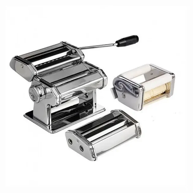 Лапшерезка ручная 3в1 с насадкой для равиоли (2676800001) Лапшерезка ручная 3в1 с насадкой для равиоли (2676800001)