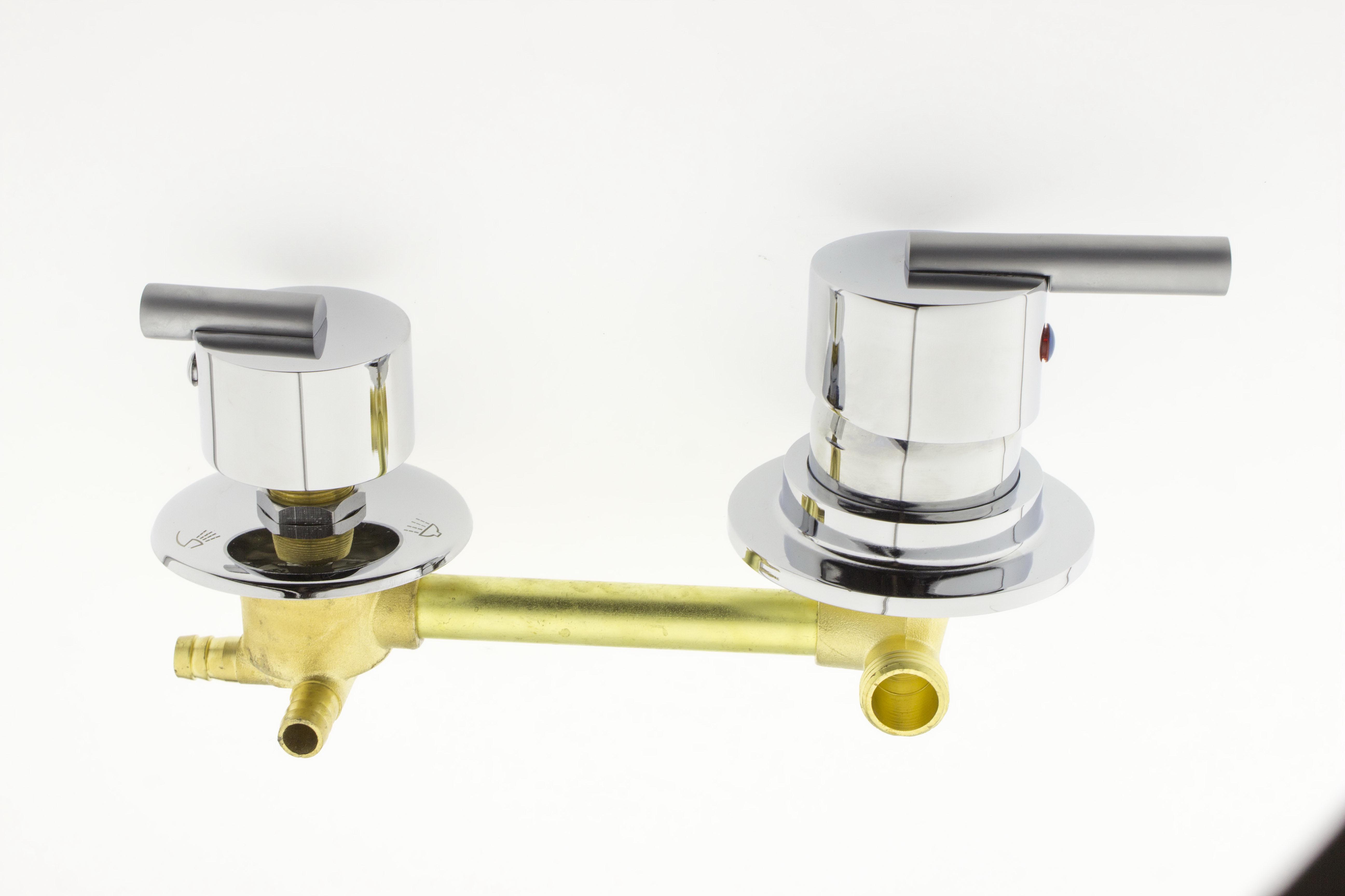 Змішувач для душової кабіни вбудовуваний на три положення під штуцер (С-3\14) - фото 2 Змішувач для душової кабіни вбудовуваний на три положення під штуцер (С-3\14) - фото 2