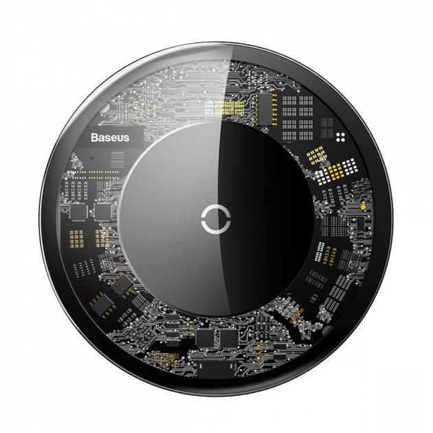 Зарядка BASEUS QI Simple 10W QC Micro USB crystal (534219)