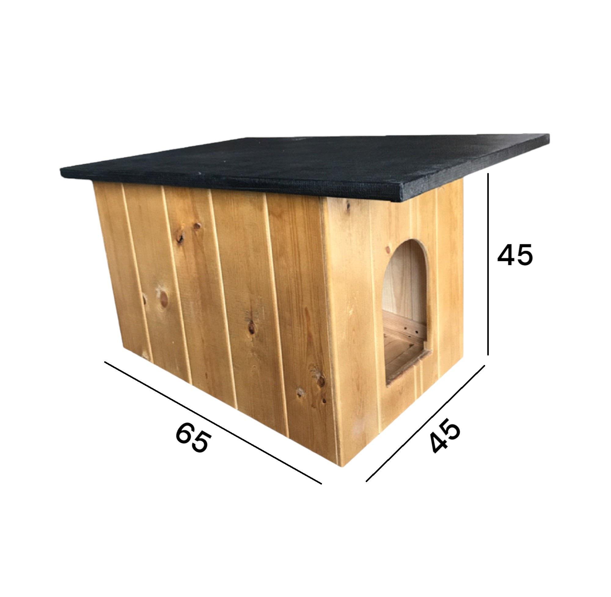 Будка для собаки Барбос Комфорт утепленная крашеная 45х65х45 см (30855105) - фото 2