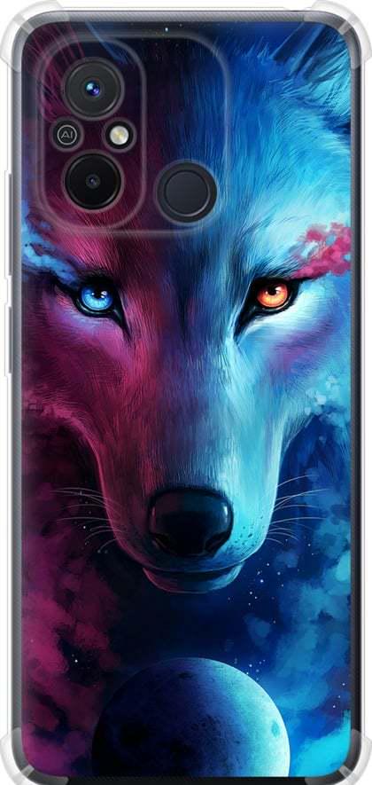 Чехол на Xiaomi Redmi 12C Арт-волк (3999sp-2962-42517)