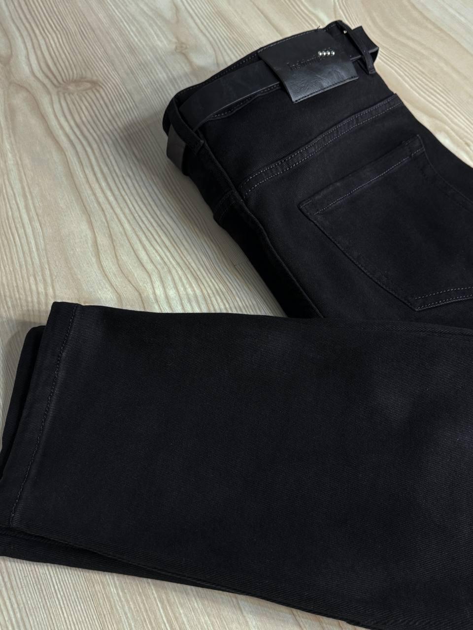 Джинси жіночі Ladyn 0199 MOM банани великі розміри батал р. 38 Чорний (5185) - фото 6