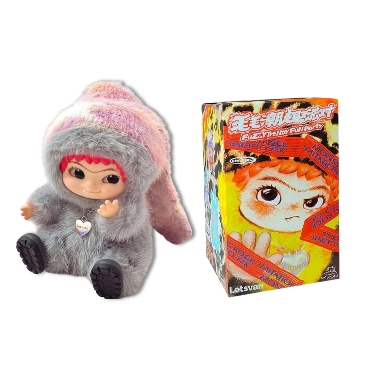 М'яка іграшка-брелок Wakuku Вакуку з шапочкою 1-й сезон Сірий