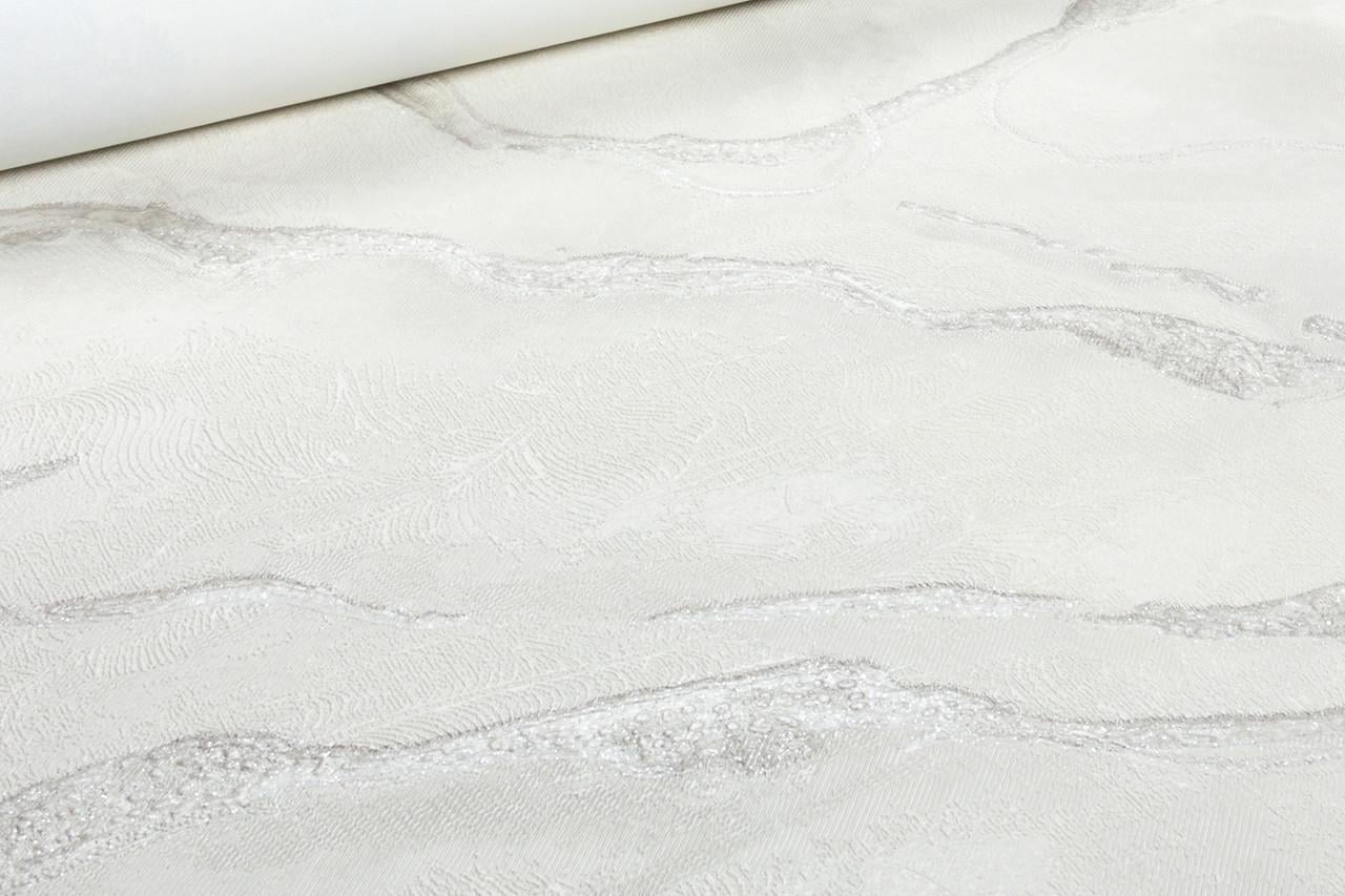 Обои флизелиновые DU&KA Long River 30200-2 винил горячего тиснения 1,06х10,05 м Белый