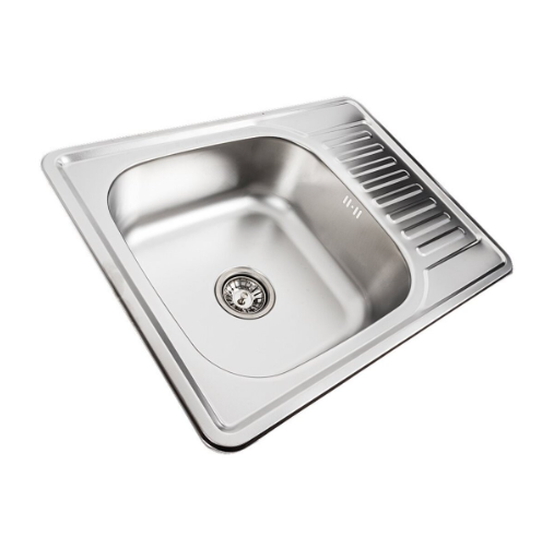 Кухонная мойка Valeso 6550 из нержавеющей стали Декор (31168372)