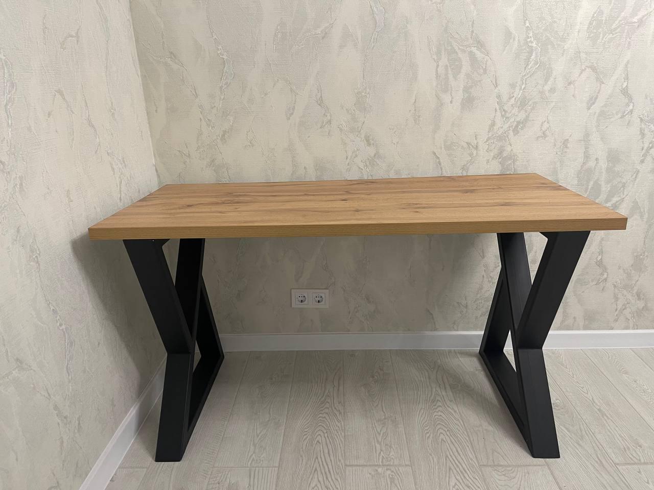 Стол письменный в стиле лофт Серия 1 1200х600х16 мм Дуб тахо (11000109) - фото 8 Стол письменный в стиле лофт Серия 1 1200х600х16 мм Дуб тахо (11000109) - фото 8