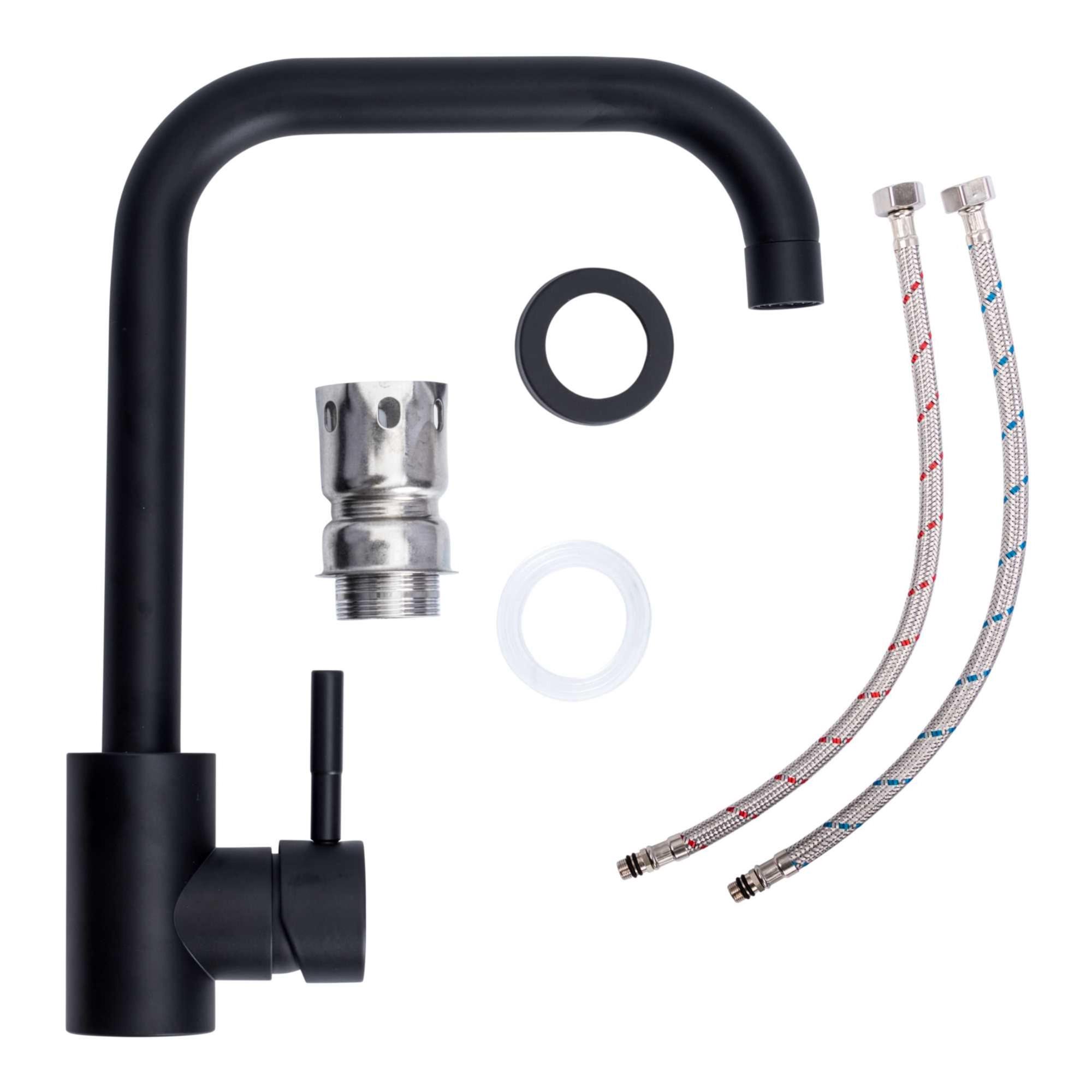 Мийка 7950 SELENA Чорний/сифон 1041/змішувач BG77 Чорний (000051868) - фото 4 Мийка 7950 SELENA Чорний/сифон 1041/змішувач BG77 Чорний (000051868) - фото 4