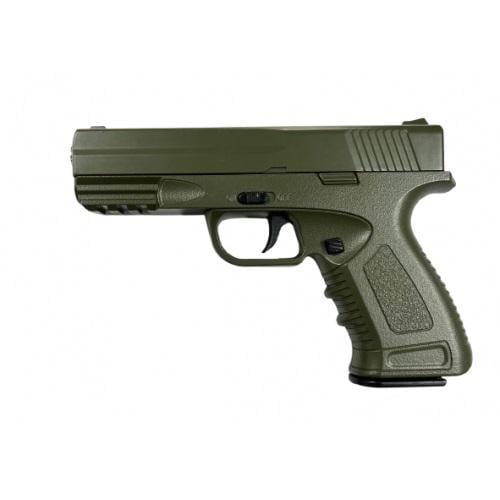 Дитячий іграшковий пістолет страйкбольний Galaxy Glock G39G метал 560 г Зелений (MTT-198263)