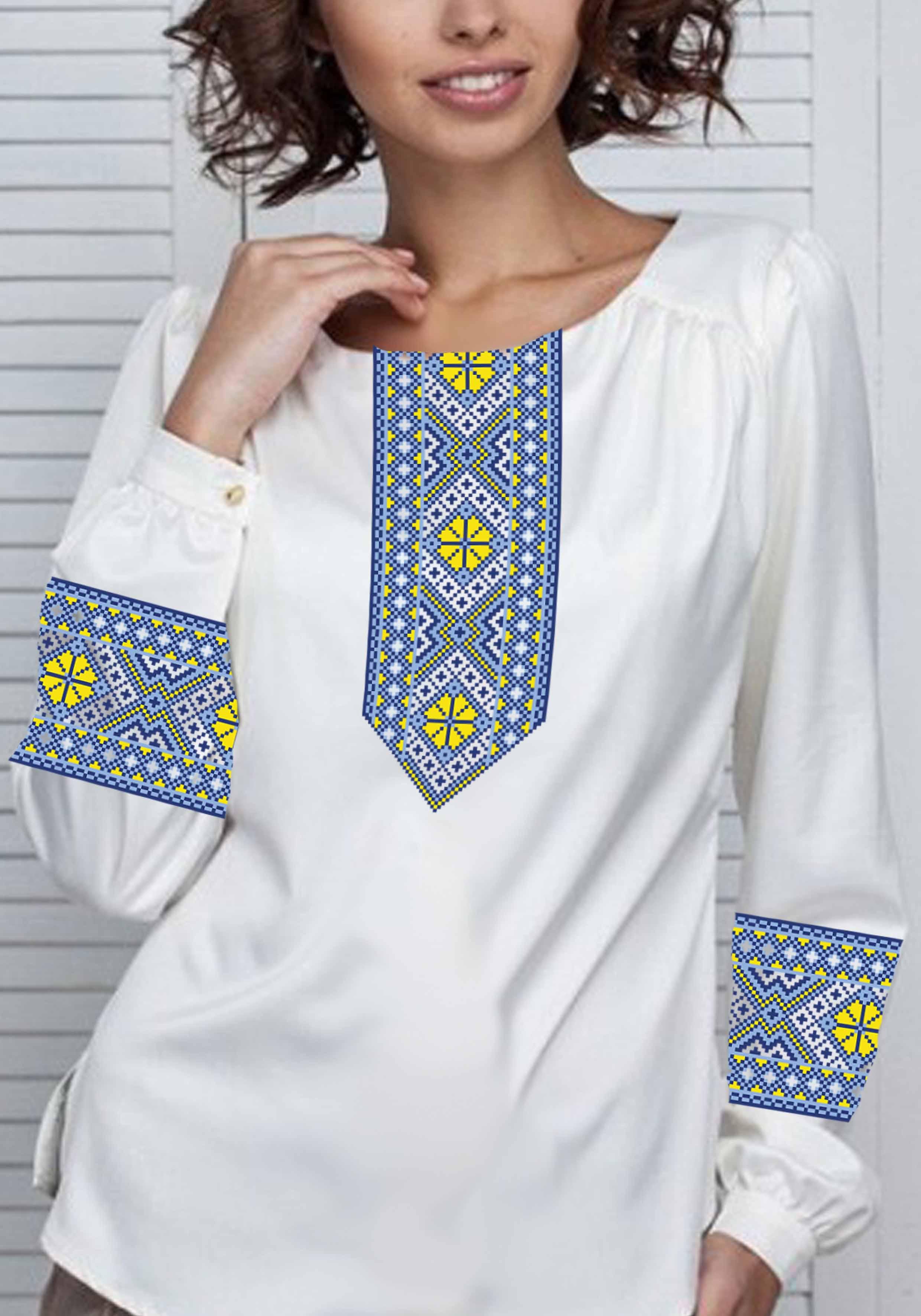 Заготовка для вишивки нитками або бісером сорочка СЖ-233 домоткане полотно Заготовка для вишивки нитками або бісером сорочка СЖ-233 домоткане полотно