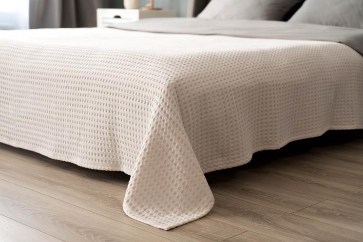 Плед Ardesto ART0816PI Pique 160х230 см Айворі (2487472979) - фото 2