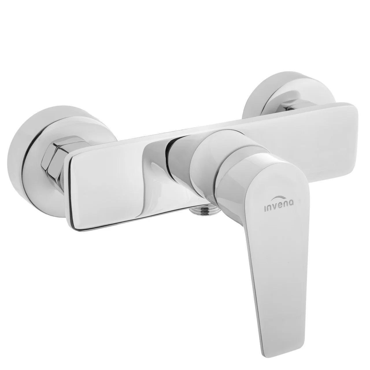 Смеситель для душа Invena Dokos BN-19-002 Белый/Хром (AKD9089)